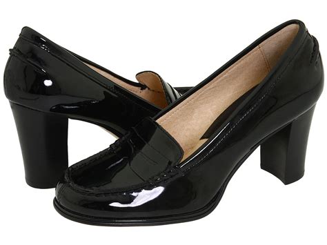 michael michael kors bayville loafer round toe patent leather heels|Michael Michael Kors Bayville Loafer Pumps Size 9.5 Black .